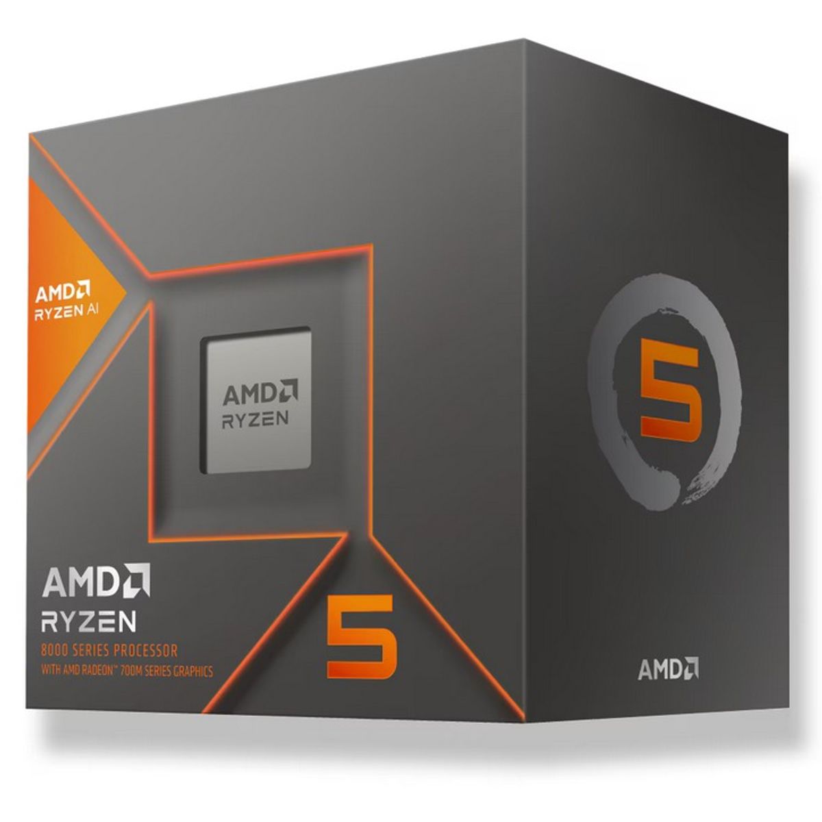 AMD - PC Gamer Ryzen 5 8600G / 16GB DDR5 / A620 / SSD 512GB / 4 FANS RGB / 350W