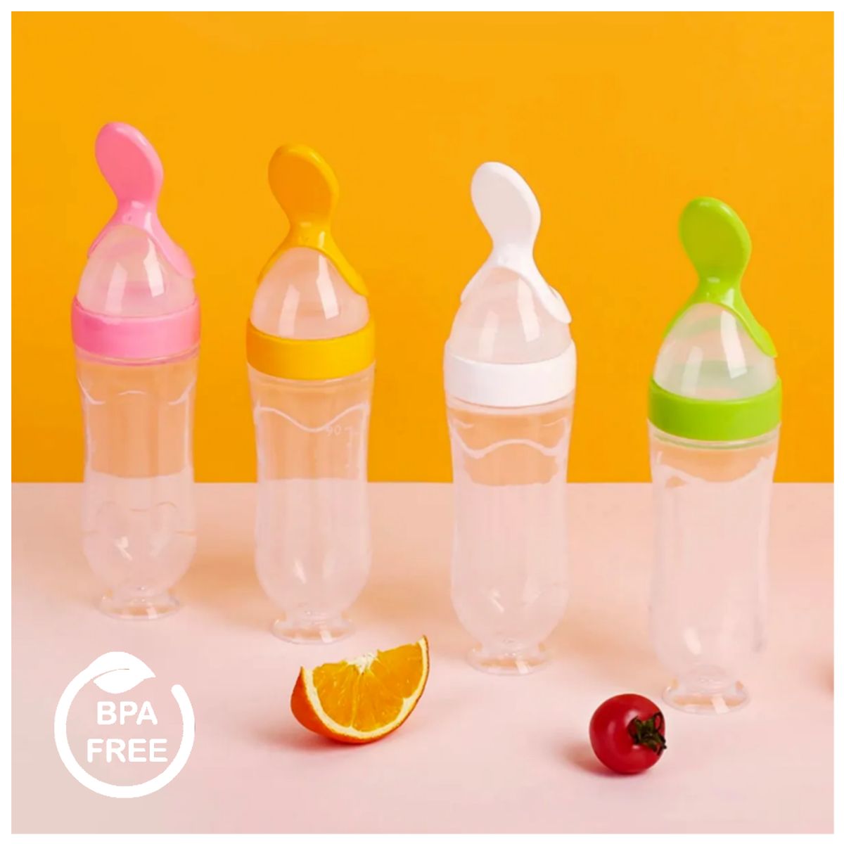 GENERICO - Cuchara Dosificadora Bebé De Alimentos Líquidos En Silicona