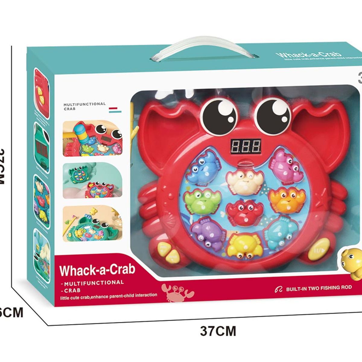 MARKET TOYS - Centro De Actividades Cangrejo Pescador Y Golpeador