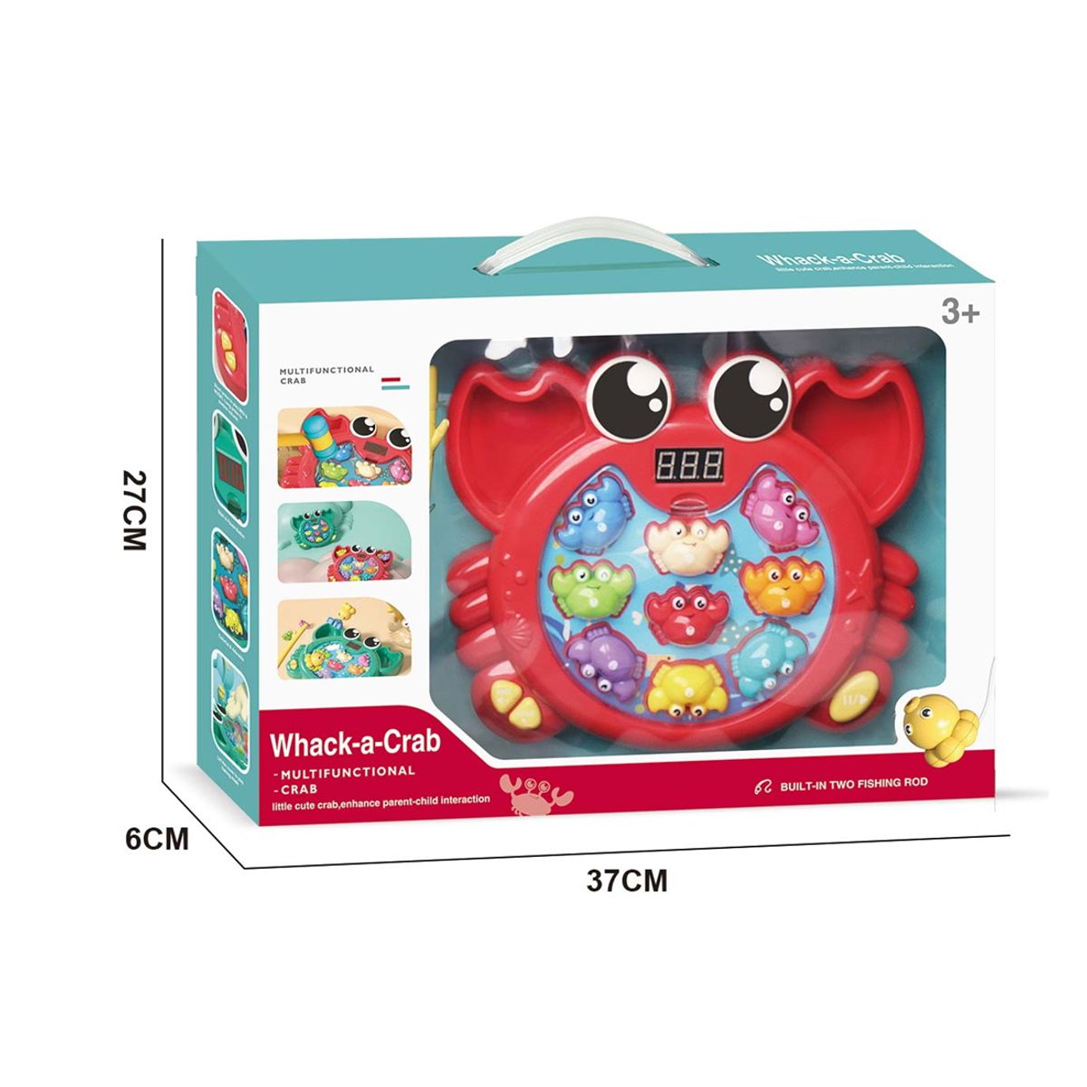 MARKET TOYS - Centro De Actividades Cangrejo Pescador Y Golpeador