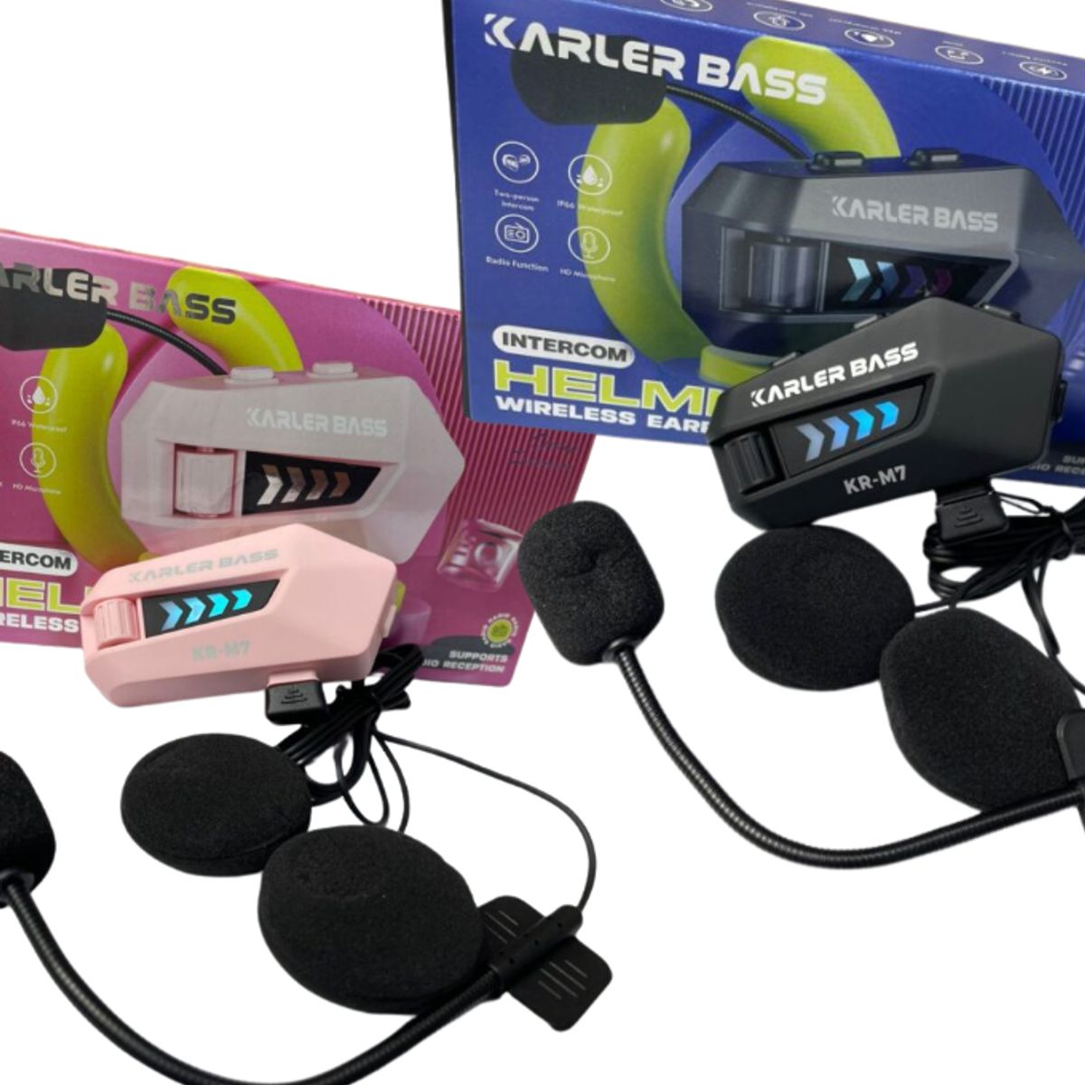 SHUNGA - Intercomunicador Karler Bass KR-M7 Inalámbrico