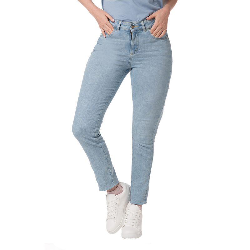 LEC LEE - Jean Skinny Fit Indigo Claro Para Mujer Lec Lee