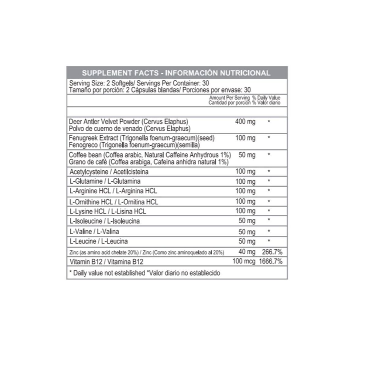 HEALTHY AMERICA - MULTIVITAMINICO HGH X 60 UNIDADES