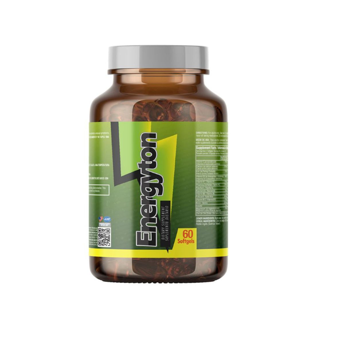 HEALTHY AMERICA - SUPLEMENTO CON VITAMINAS Y MINERALES / ENERGYTON X 60 SOFTGLES.
