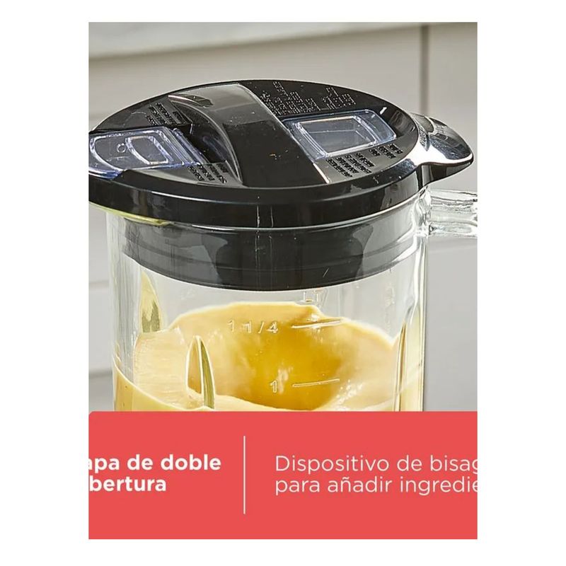BLACK+DECKER - Licuadora Black+Decker Trituradora de Hielo Vaso de Vidrio