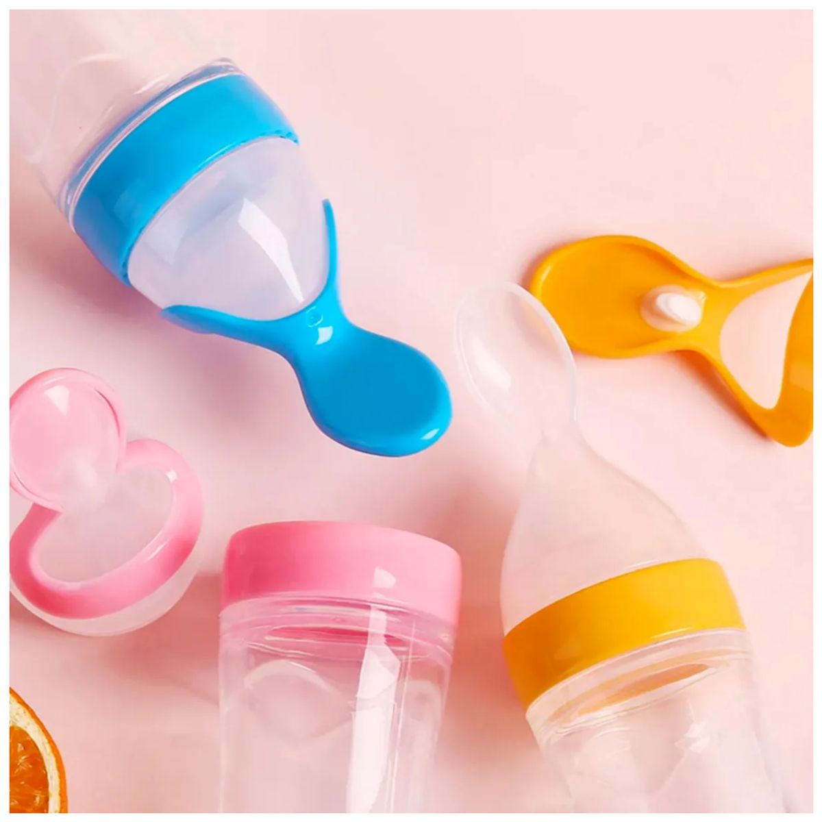 GENERICO - Cuchara Dosificadora Bebé De Alimentos Líquidos En Silicona