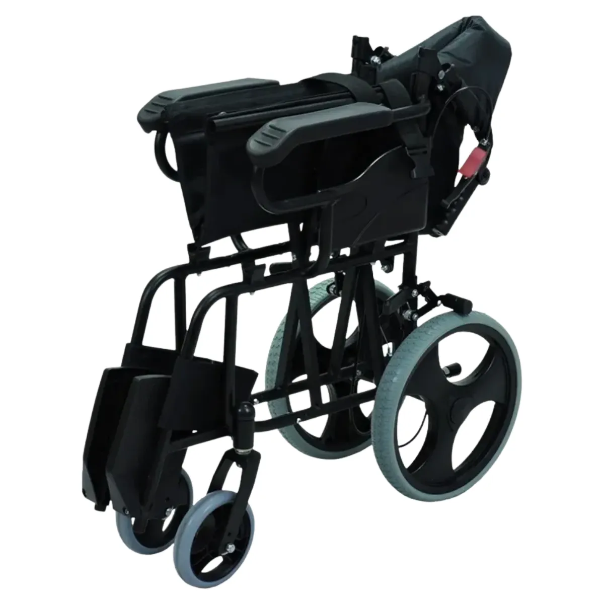 GENERICO - Silla de ruedas estándar plegable Liviana Compacta