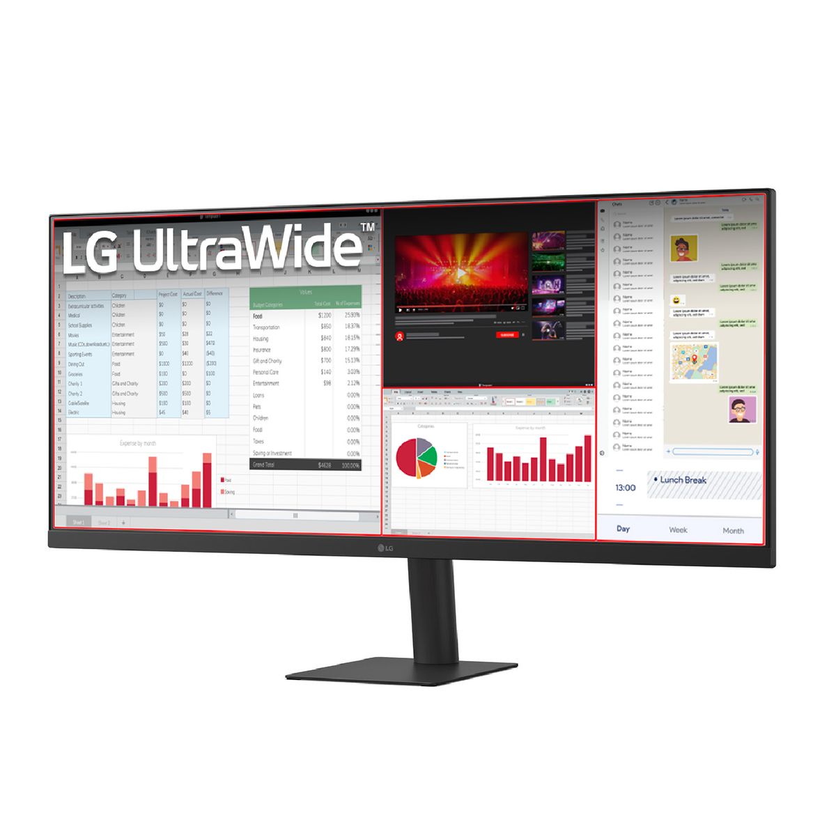 LG - Monitor LG 34U511A UltraWide 34 WFHD IPS 100HZ