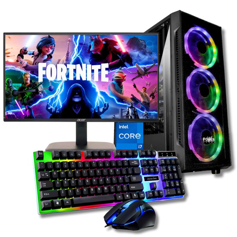 AMD - COMPUTADOR GAMER INTEL CORE I7-12700 SSD 1TB RAM 32GB LED 22 FHD