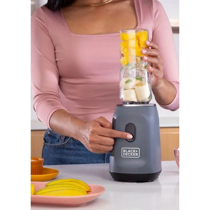 BLACK+DECKER - Licuadora Black+Decker Personal Trituradora de Hielo Vaso Plástico