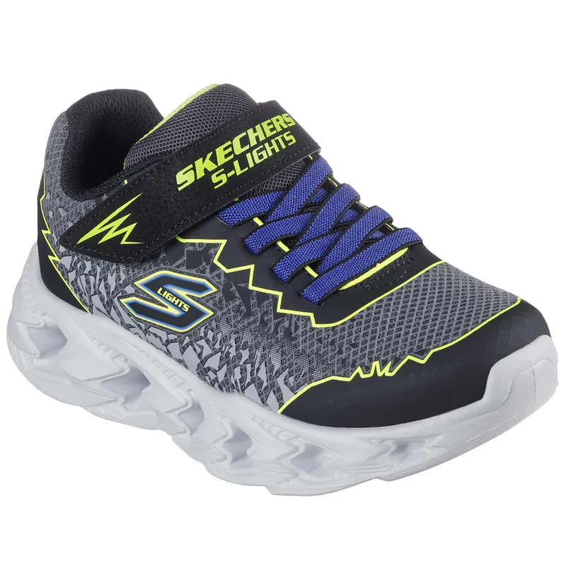 SKECHERS - Tenis Niño Skechers Vortex - Negro-Multicolor