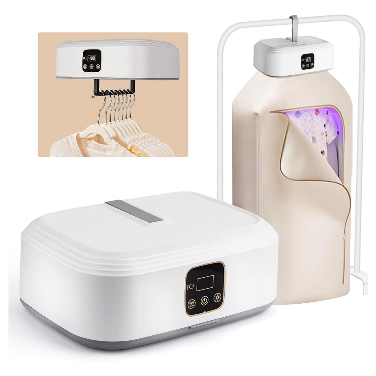 GENERICO - Secadora De Ropa Eléctrica Tendedero Portátil Plegable