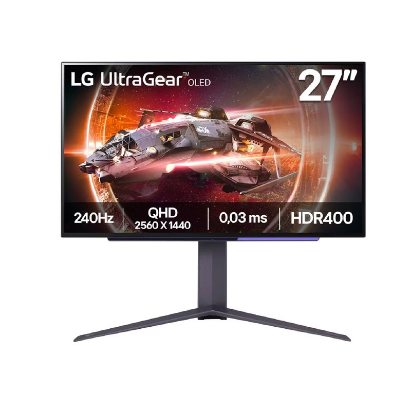 LG - Monitor LG 27GS95QE UltraGear 27 Oled QHD HDR400 240HZ