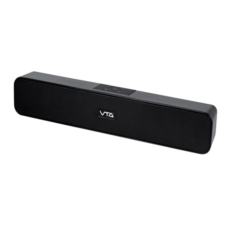 VTA PLUS - Barra de Sonido VTA-82701 Bluetooth Recargable 10W Negro
