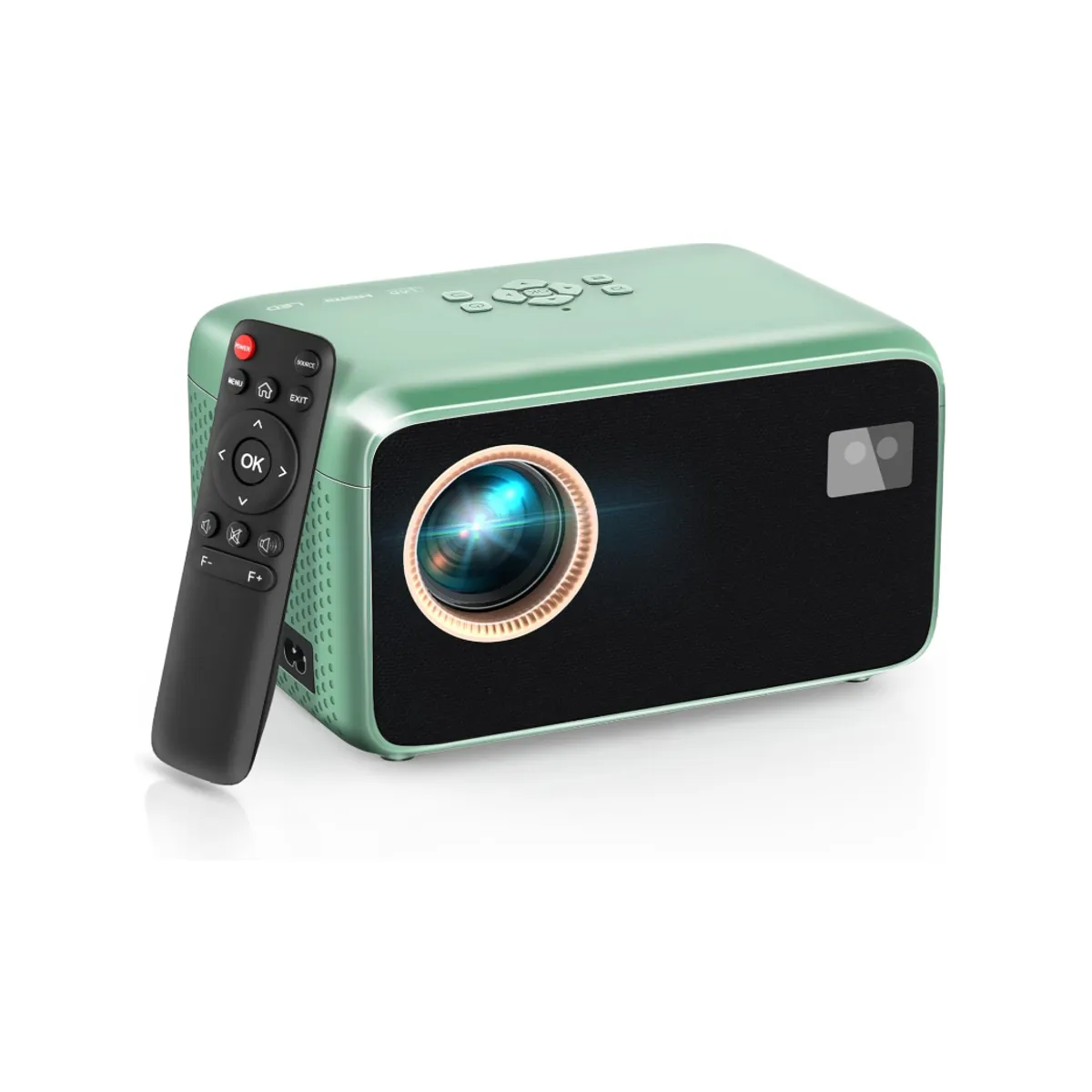 AMERICAN GENERICS - Proyector 4K con WiFi y Bluetooth proyector portátil TMY