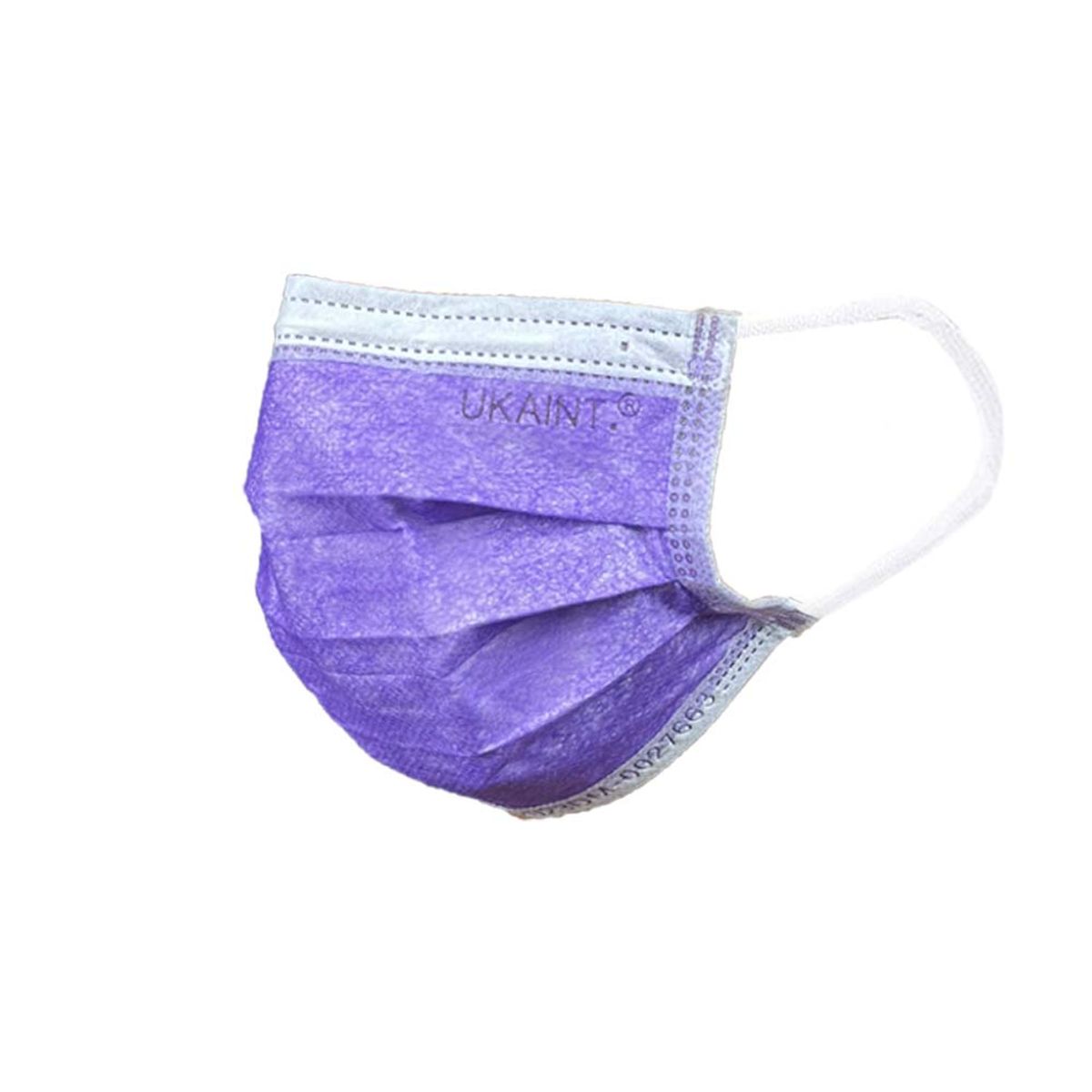 UKAINT - Tapabocas x50 Und sin empaque Invima 3 Capas Morado