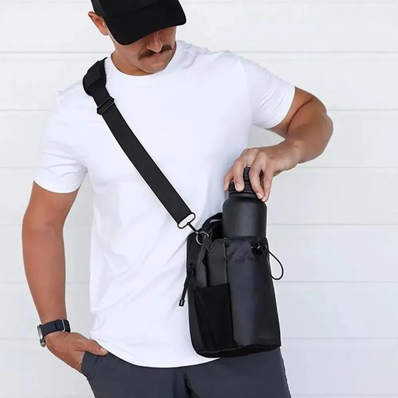 MILOPTS - Bolsa Gimnasio Magnética Botella Accesorios Multifuncional