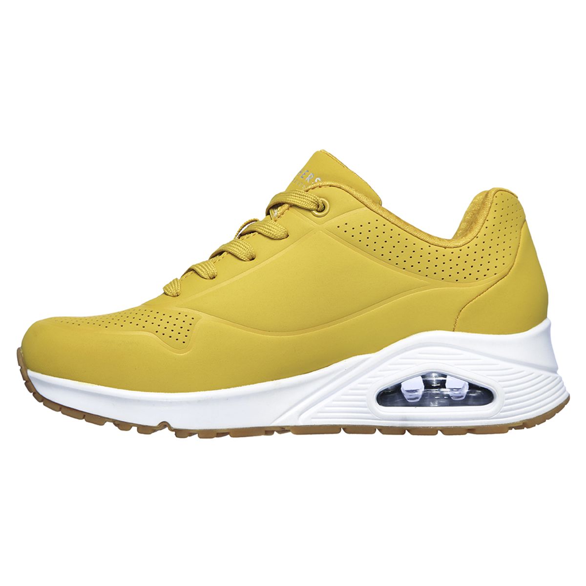 SKECHERS - Tenis Skechers Mujer Uno Stand On Air - Amarillo - Blanco