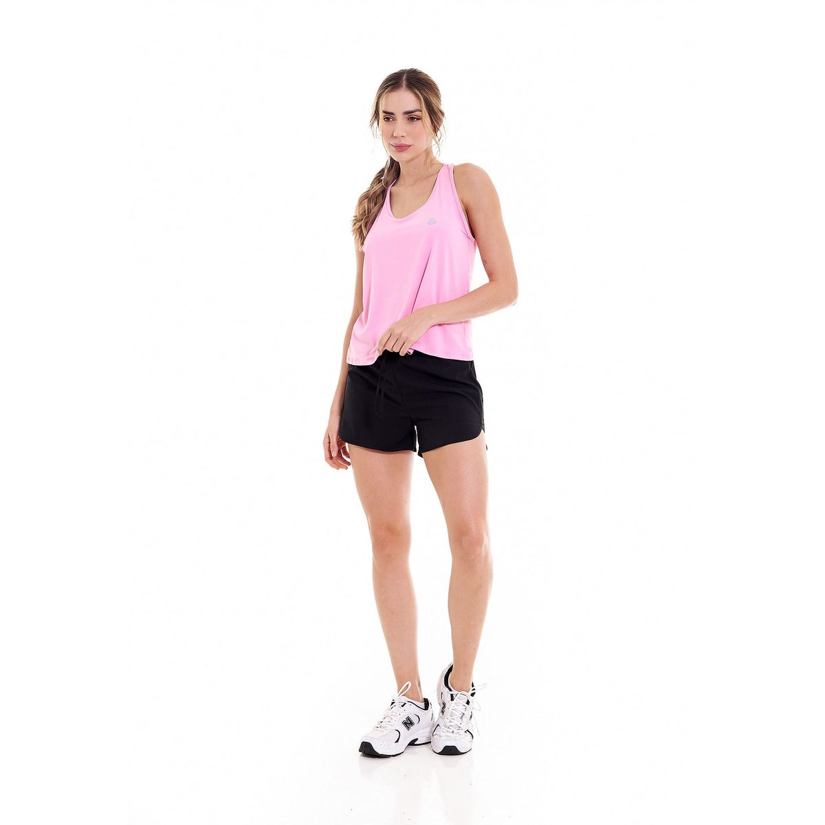 BELIFE - Short negro deportivo para mujer
