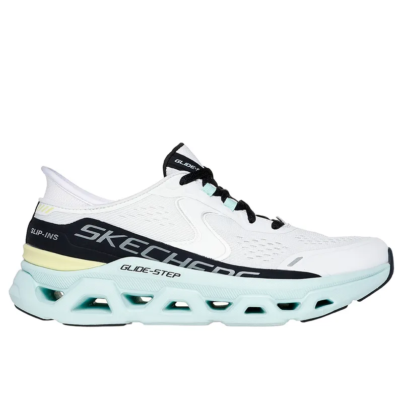 SKECHERS - Tenis Skechers Mujer   Glide-Step Atlus - Blanco - Negro