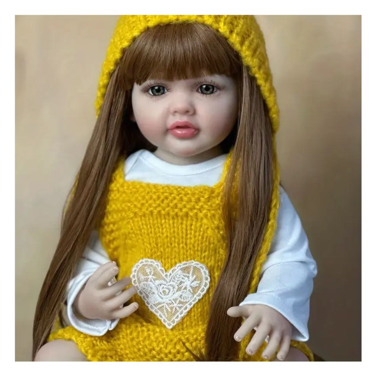 GENERICO - Muñeca Reborn Bebé Cuerpo de silicona  - Yuliana