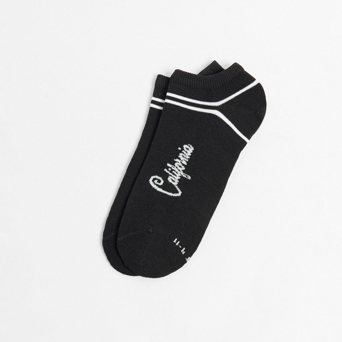 KOAJ - KOAJ Medias tobilleras azules intensas con diseño college Mujer