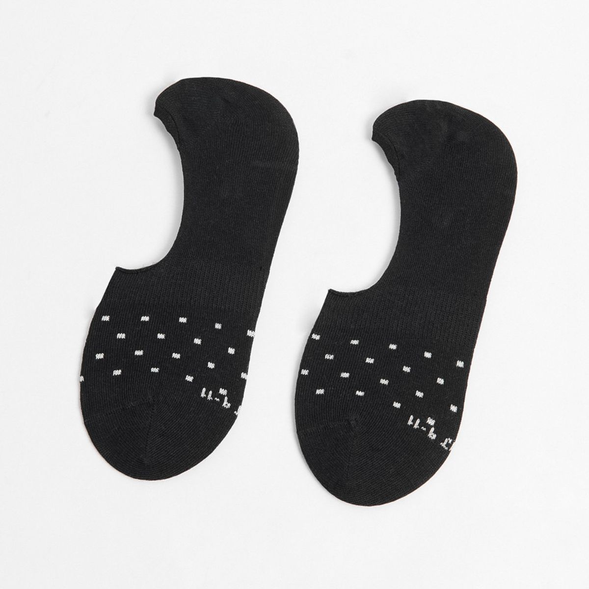 KOAJ - KOAJ Medias azules intensas baletas con diseños de puntos Mujer