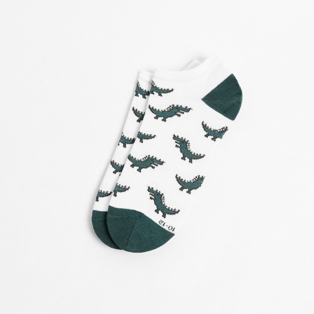 KOAJ - KOAJ Medias tobilleras cremas con diseños de dinosaurios Hombre