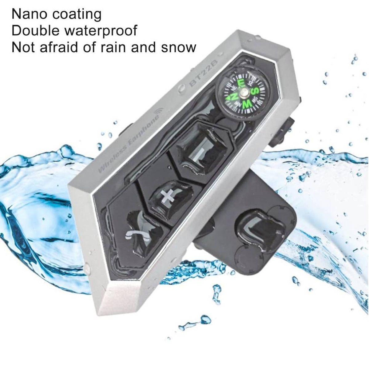 GENERAL - Auriculares Bluetooth Impermeable Para Motos BT22B