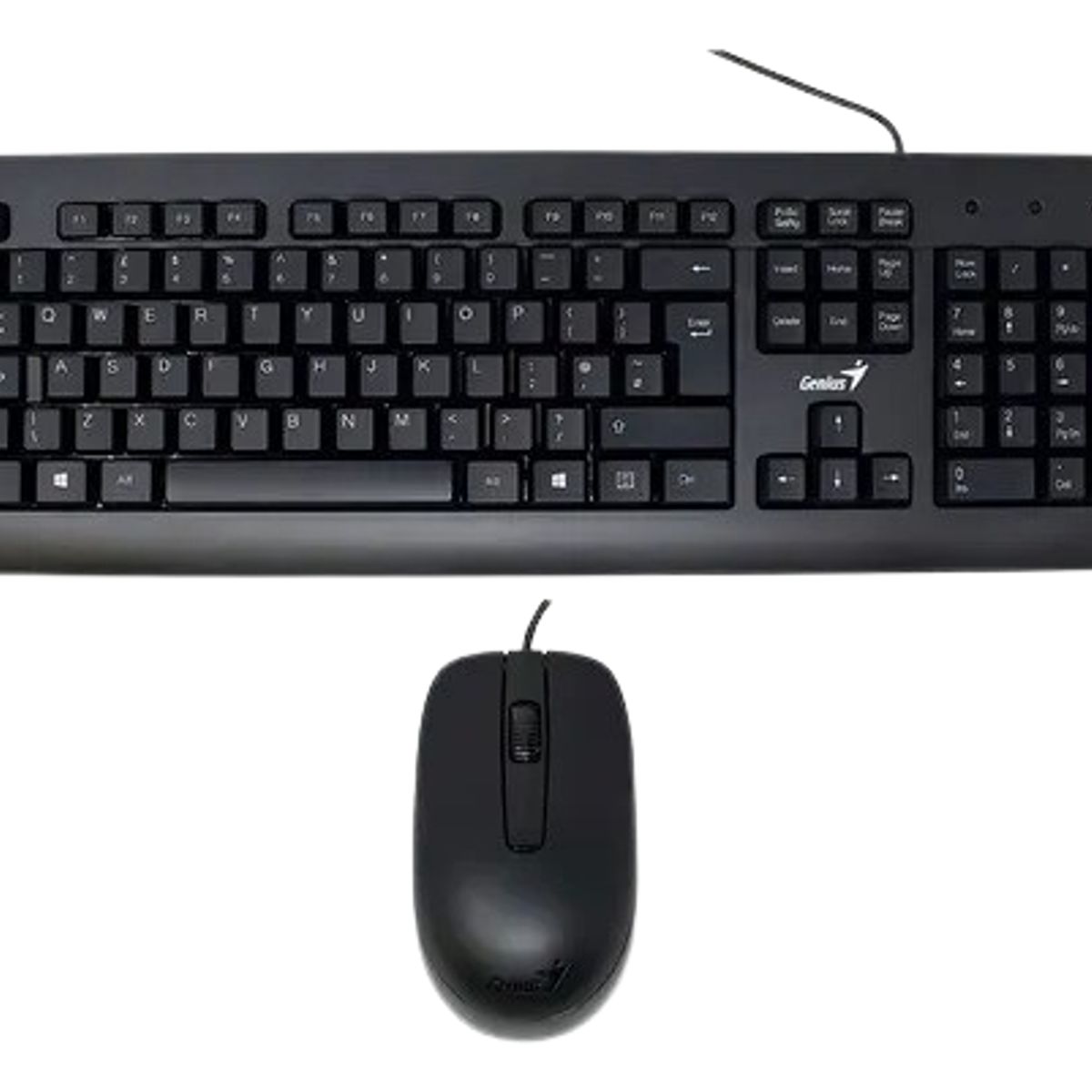 GENIUS - COMBO DE TECLADO Y MOUSE CON CABLE KM160 GENIUS