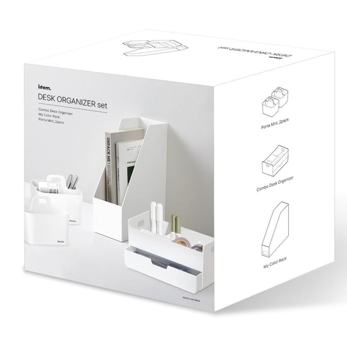 SYSTANE - Juego De Organizadores De Escritorio 4 Piezas