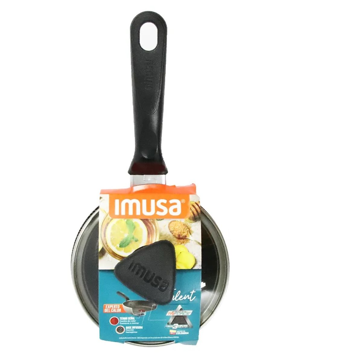 IMUSA - Perol antiadherente 10cm Imusa Tapa De Vidrio 0382600