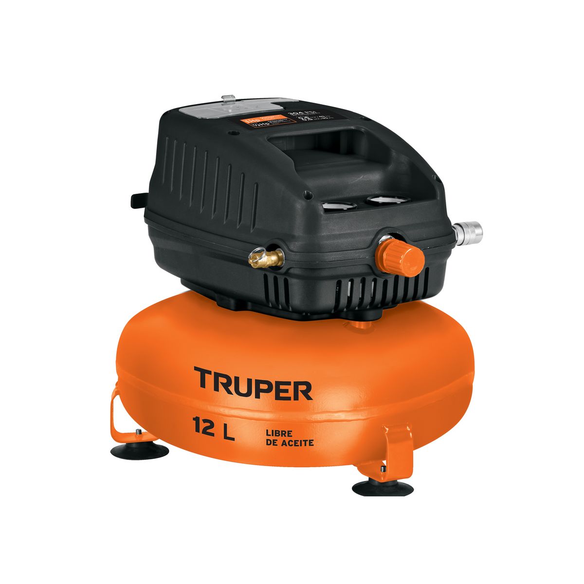 TRUPER - Compresor De Aire 1hp 12l Truper 100 Psi Libre De Aceite