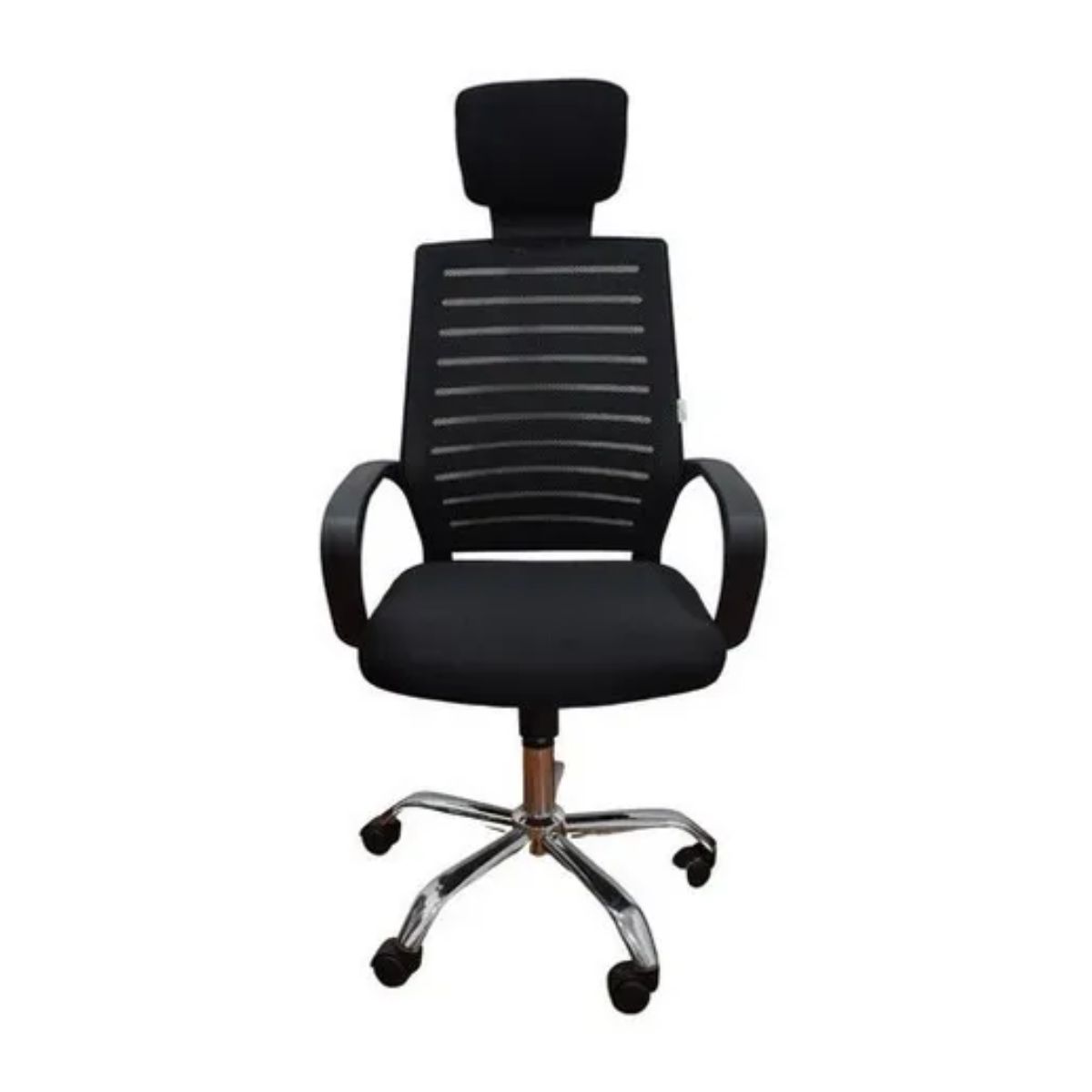 GENERICO - Silla De Oficina Giratoria Con Cabecero Y Reposabrazos Negro Dayzok