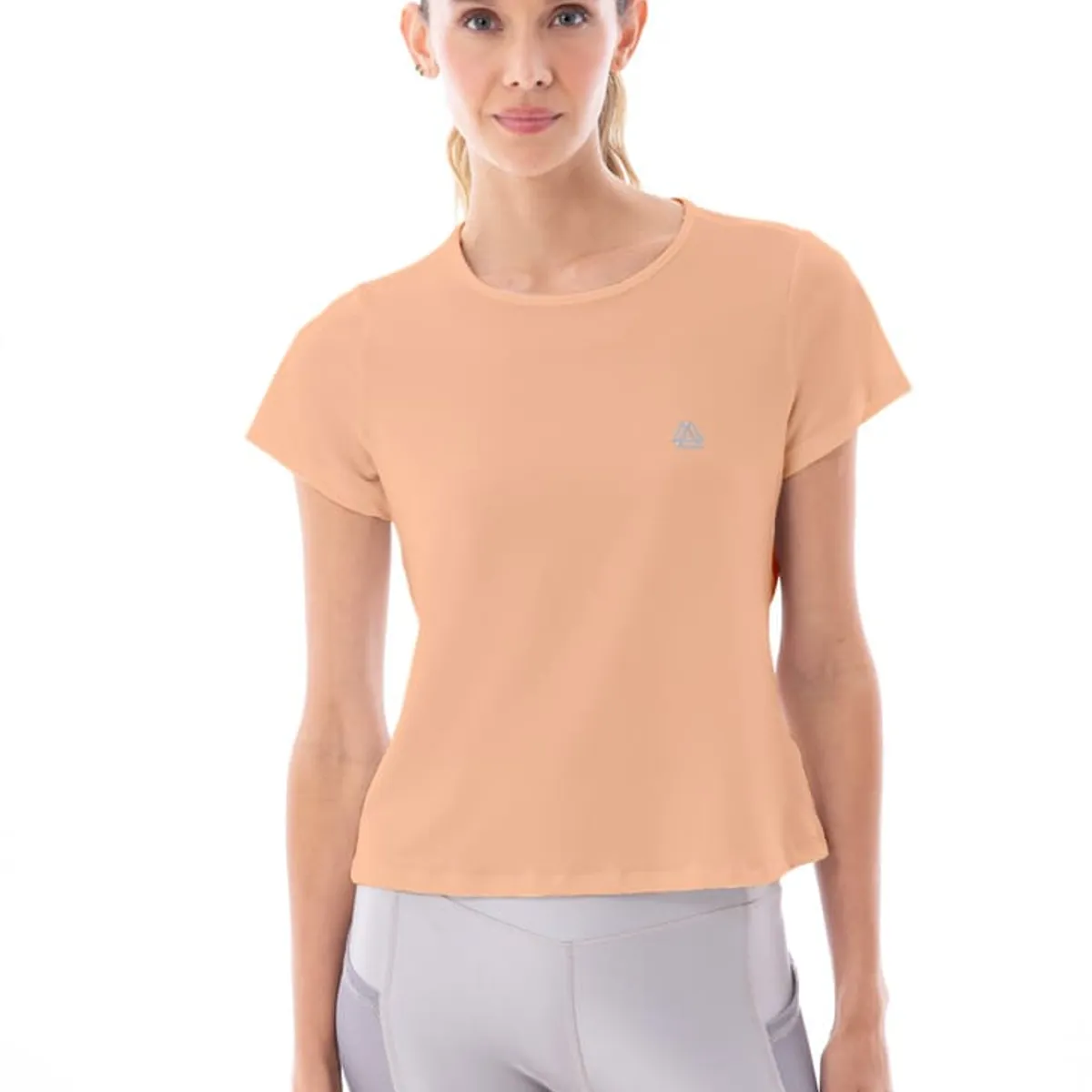 BELIFE - Camiseta manga corta naranja para mujer