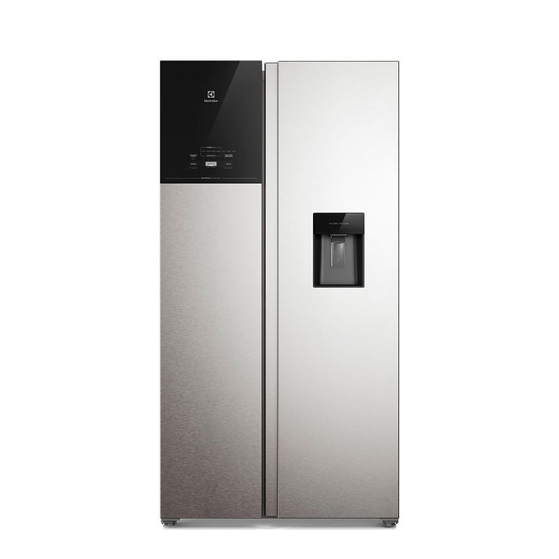 ELECTROLUX - Nevecón Electrolux no frost side by side 619L Inverter Autosense Gris ERS65F1C5BI