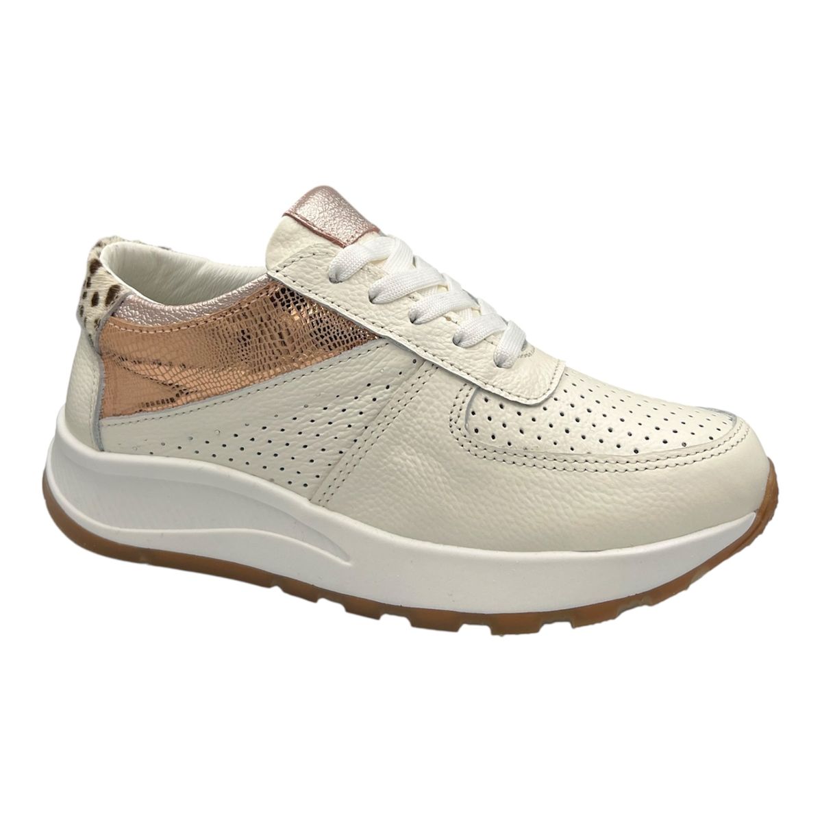 CALZADO BONT - Tenis CUERO Mujer Deportivo Crema Bont Torino