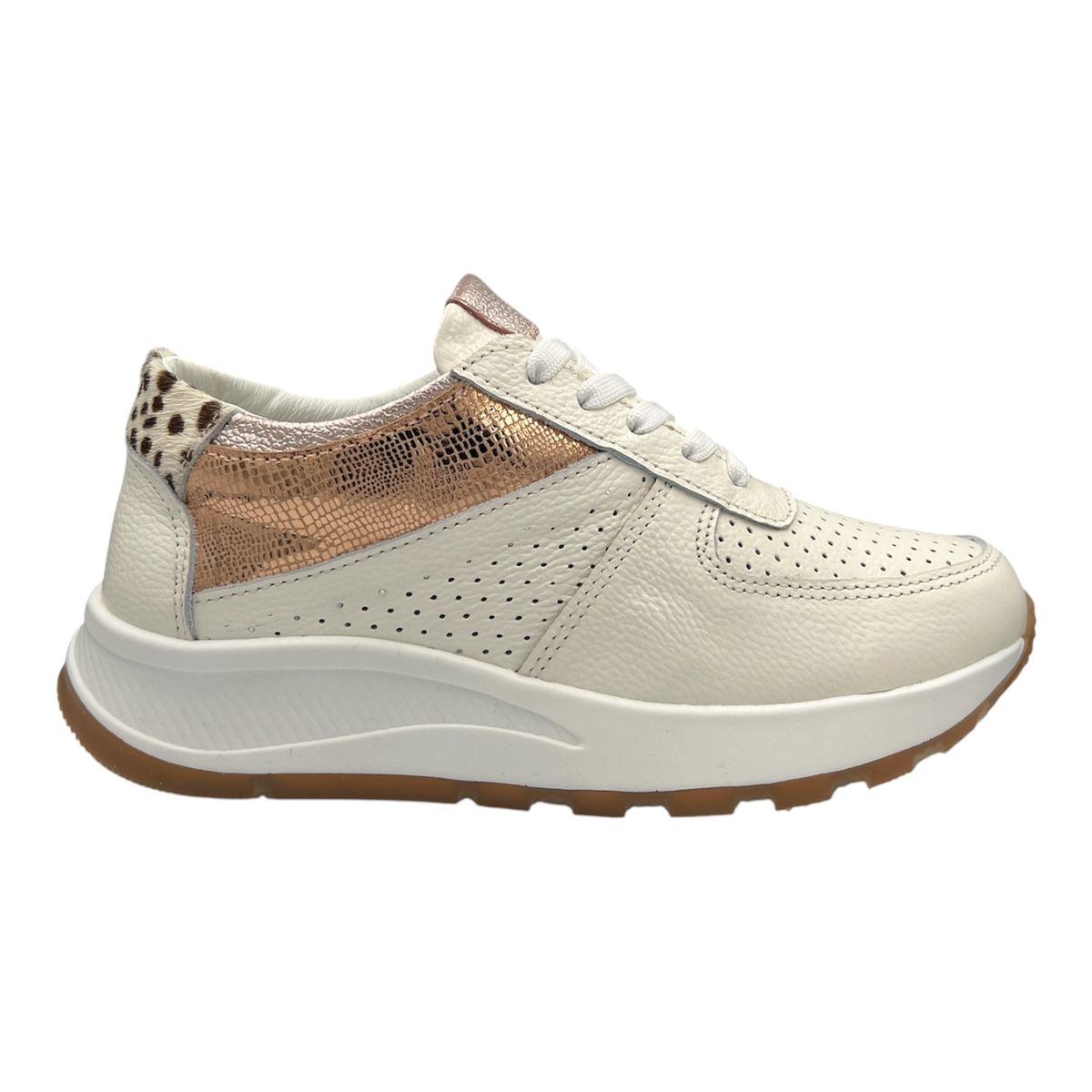 CALZADO BONT - Tenis CUERO Mujer Deportivo Crema Bont Torino