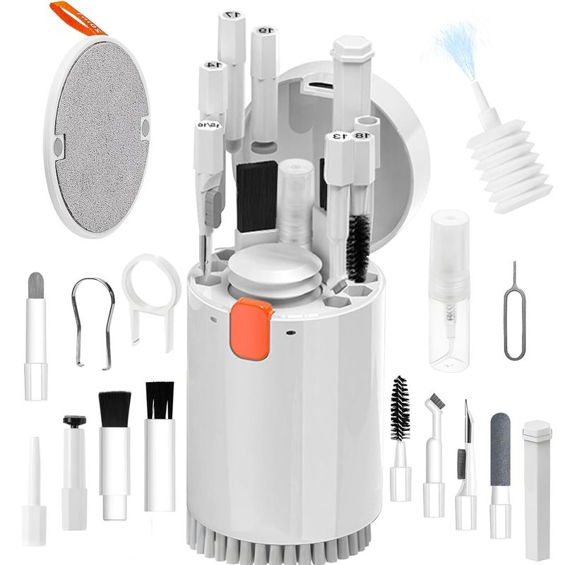 GENERICO - Kit De Limpieza Generico 20 Piezas Para Equipos Electrónicos