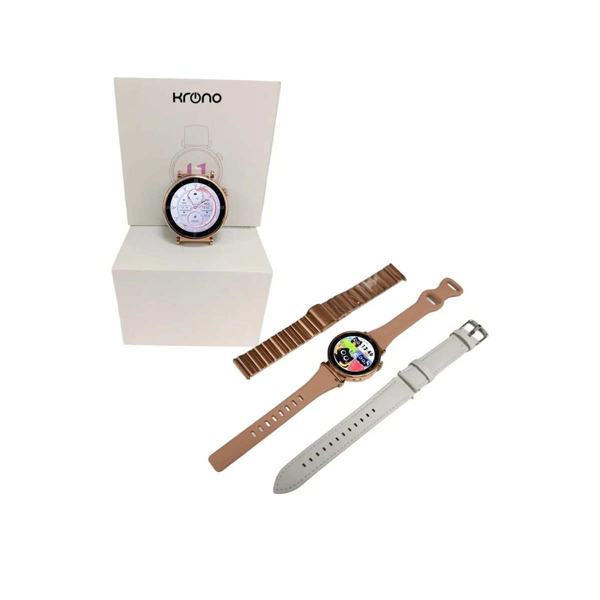 GENERICO - Smartwatch L1 Color Gris con Funciones y Manilla