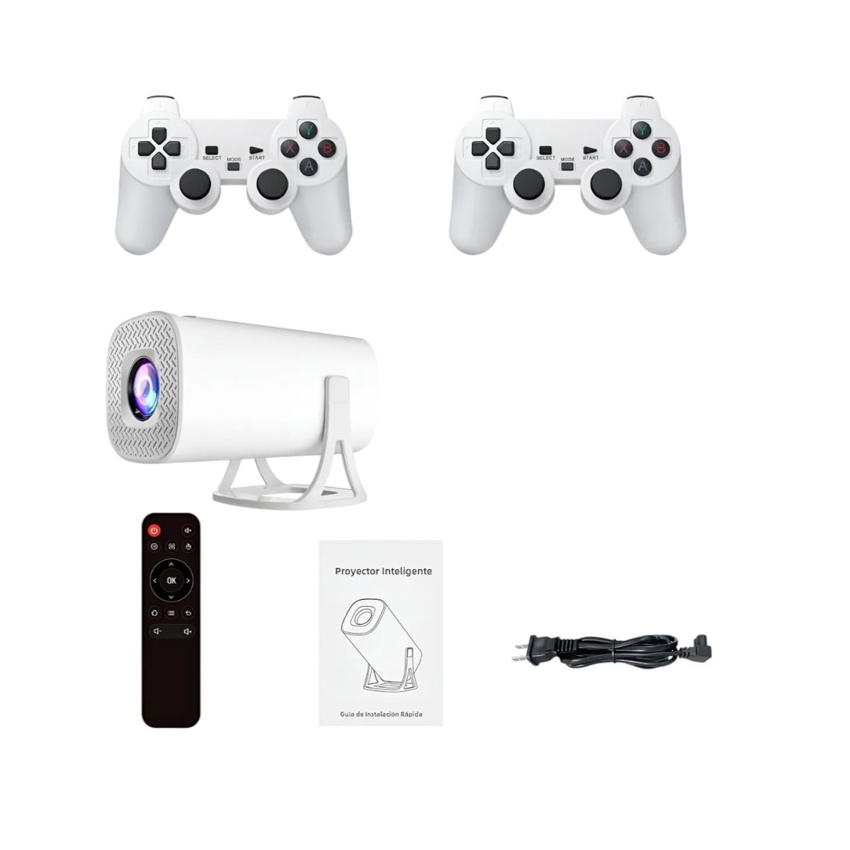 GENERICO - Proyector 2 en 1 Game Max Ultra HD con Juegos Retro S40 Max