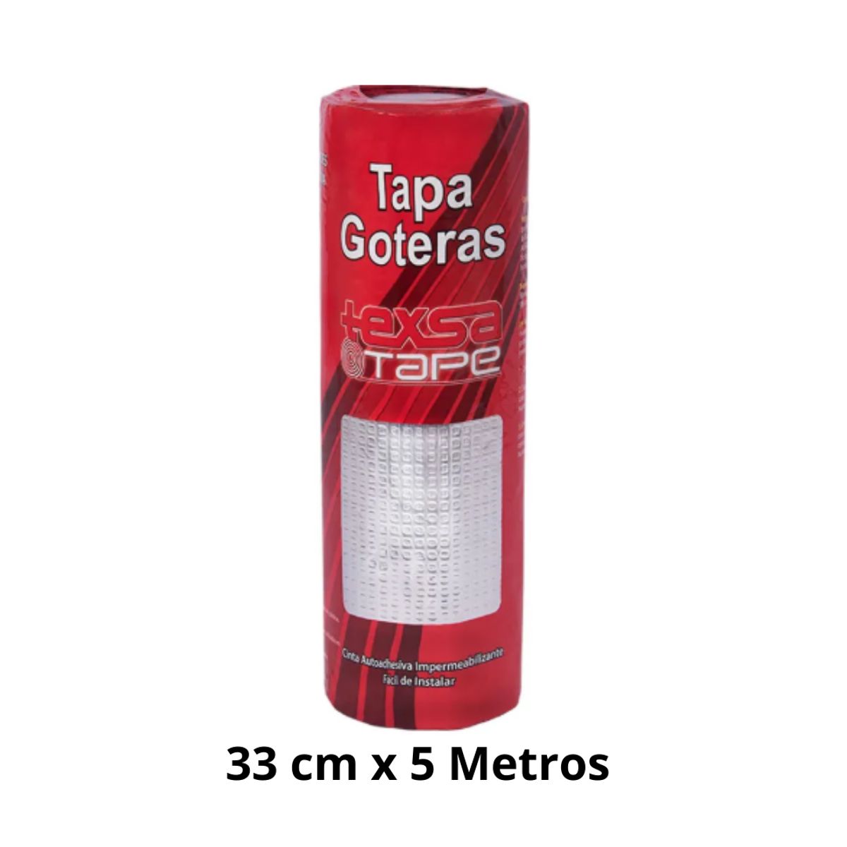 TEXAS - Cinta tapa goteras texsa 33 cm x 5m