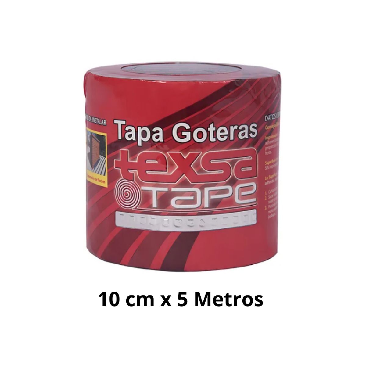 TEXAS - Cinta tapa goteras texsa 10 cm x 5m