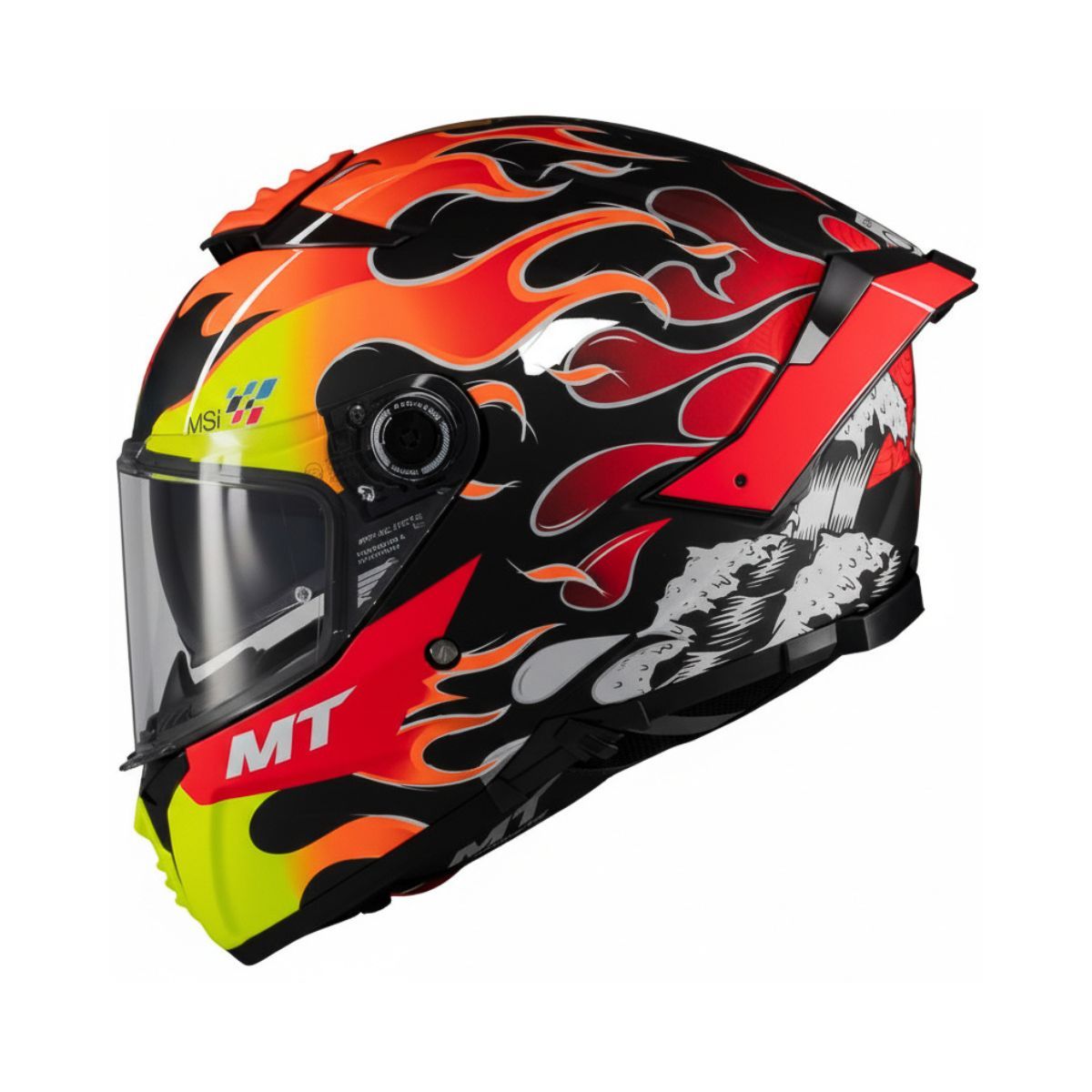 MT HELMETS - CASCO MT THUNDER 4 CERTIFICADO ECE2206 YAMANAKA BRILLO