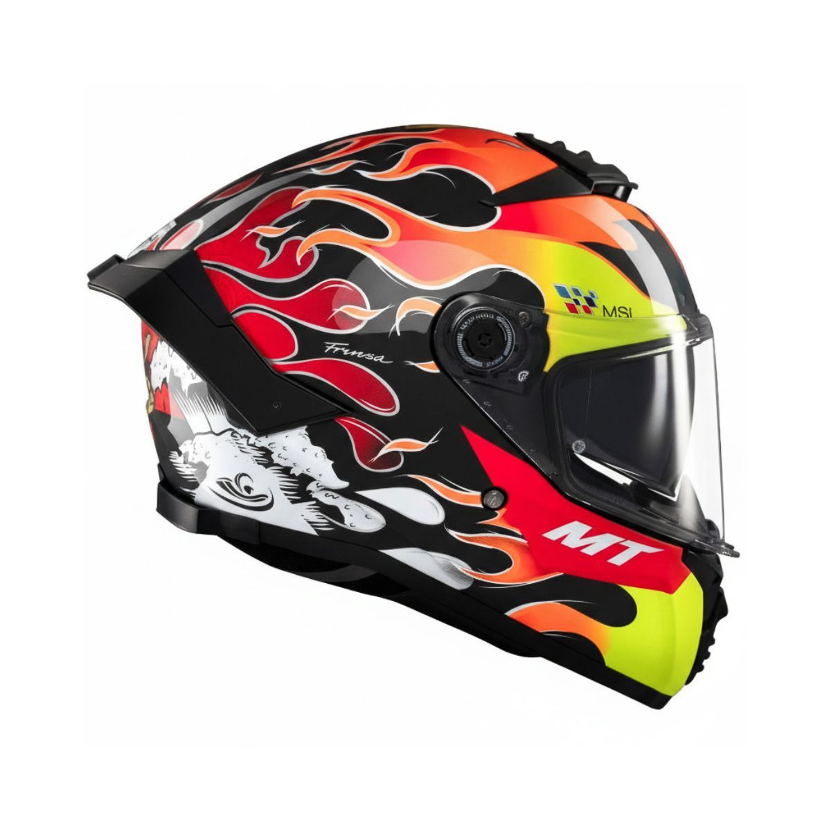 MT HELMETS - CASCO MT THUNDER 4 CERTIFICADO ECE2206 YAMANAKA BRILLO