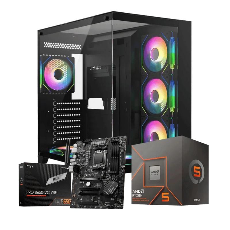 MASTER - Cpu Master GFB65W76M116G: Ryzen 5 7600+ 32GB+ SSD 1 TB+F.700W
