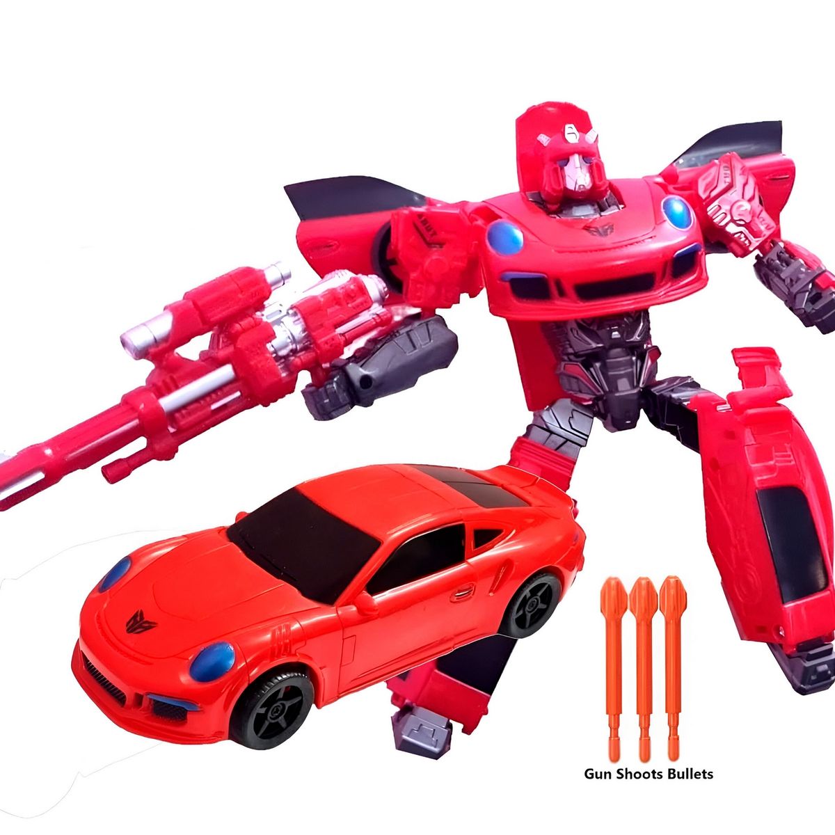 GENERICO - Figura Robot Carro Transformers Coleccionable Transformable