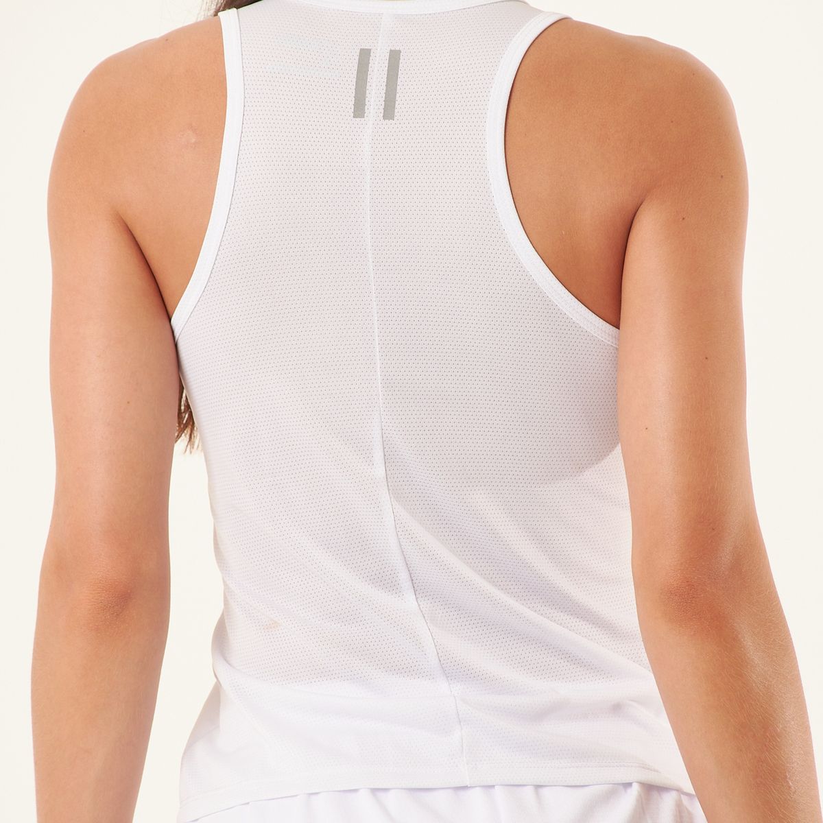 BELIFE - Camiseta deportiva manga sisa blanca para mujer