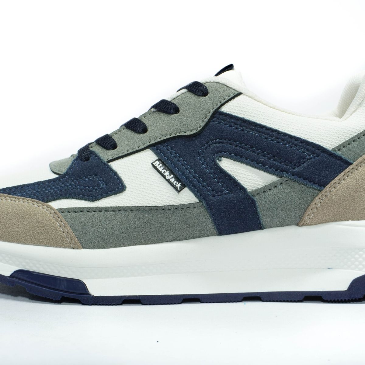 HERREROS - Zapato Hombre Casual -Herreros- Zenith Blanco Azul