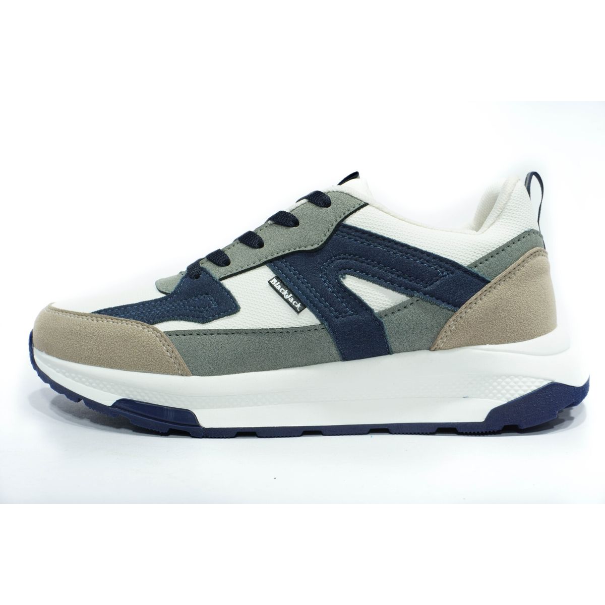 HERREROS - Zapato Hombre Casual -Herreros- Zenith Blanco Azul